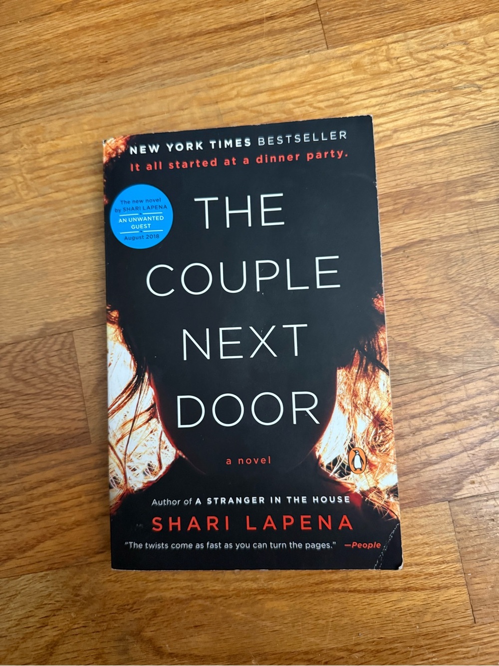 "The Couple Next Door" Black Paperback Novel